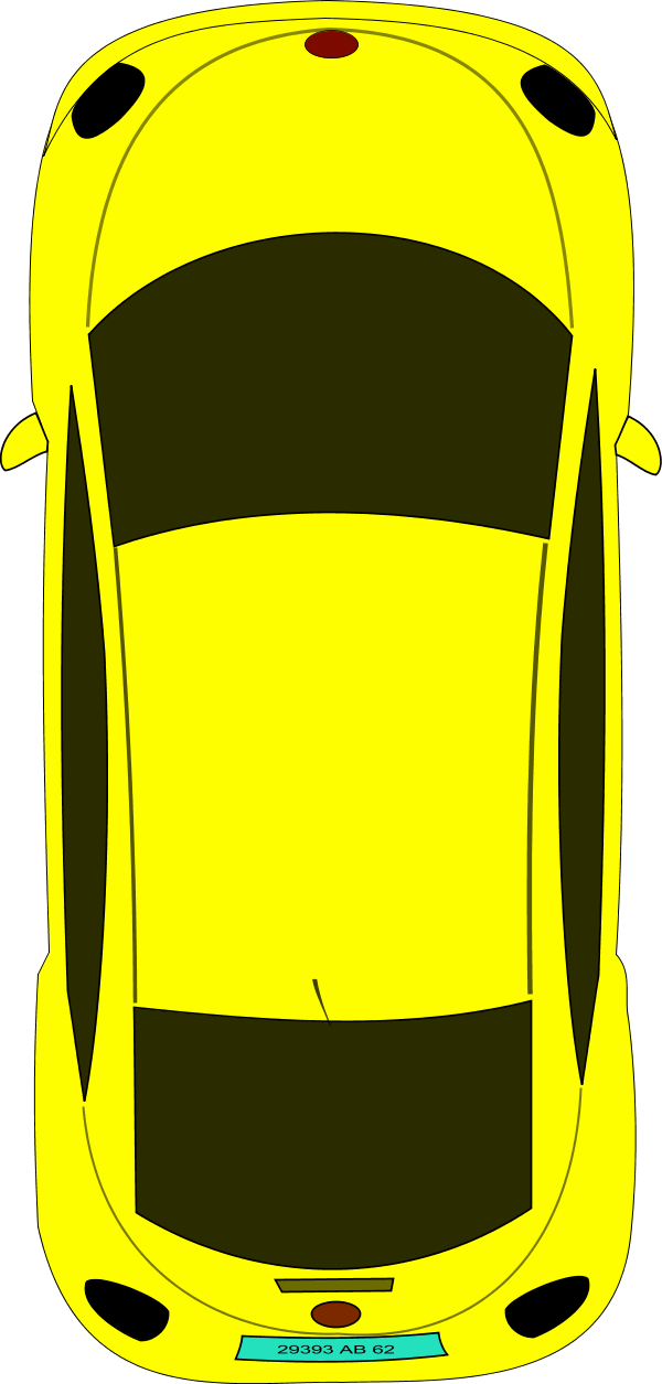 yellow car